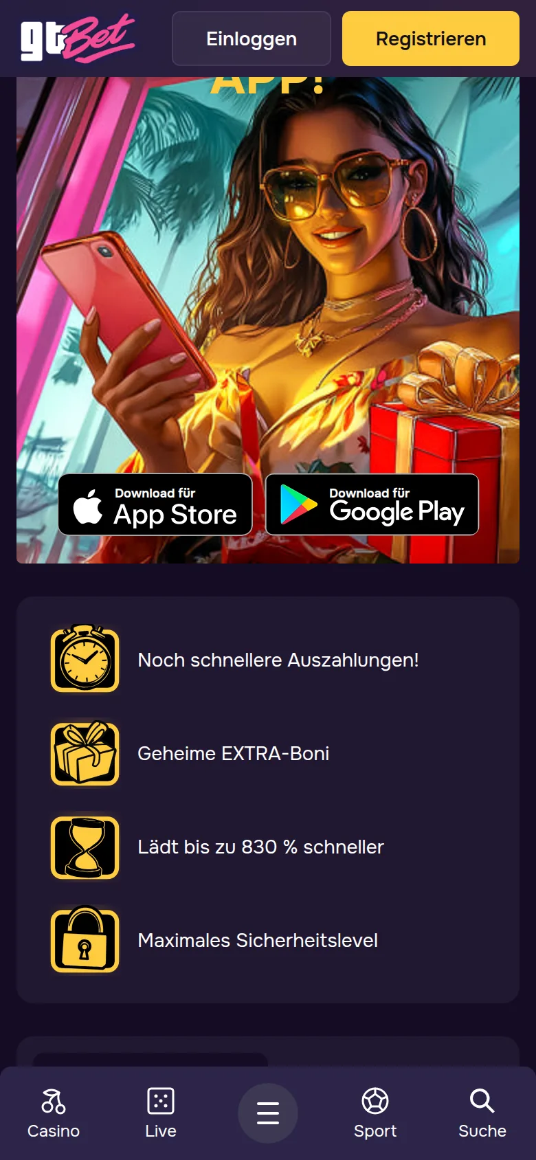 GT.bet — Anleitung zur Installation der PWA